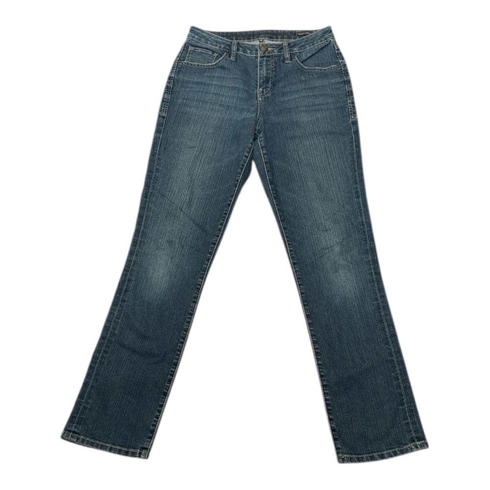 Jag Women's Straight Leg Mid Rise Denim Jeans Size 6